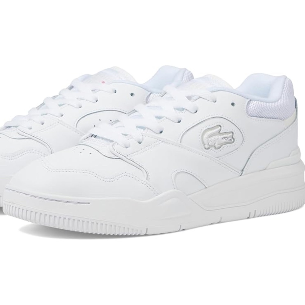 Lacoste line shot white sneakers